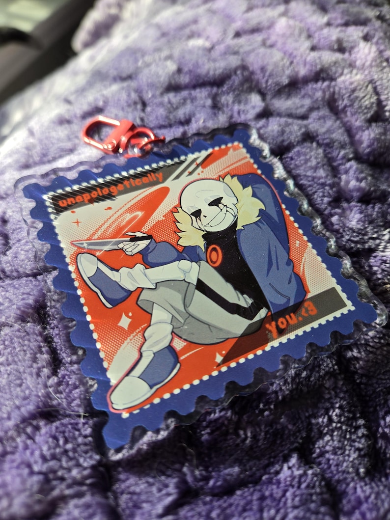 Undertale Ink Keychain Undertale AU/UTMV Self Care Reminder Stamp Keychains SERIES 2 - Etsy