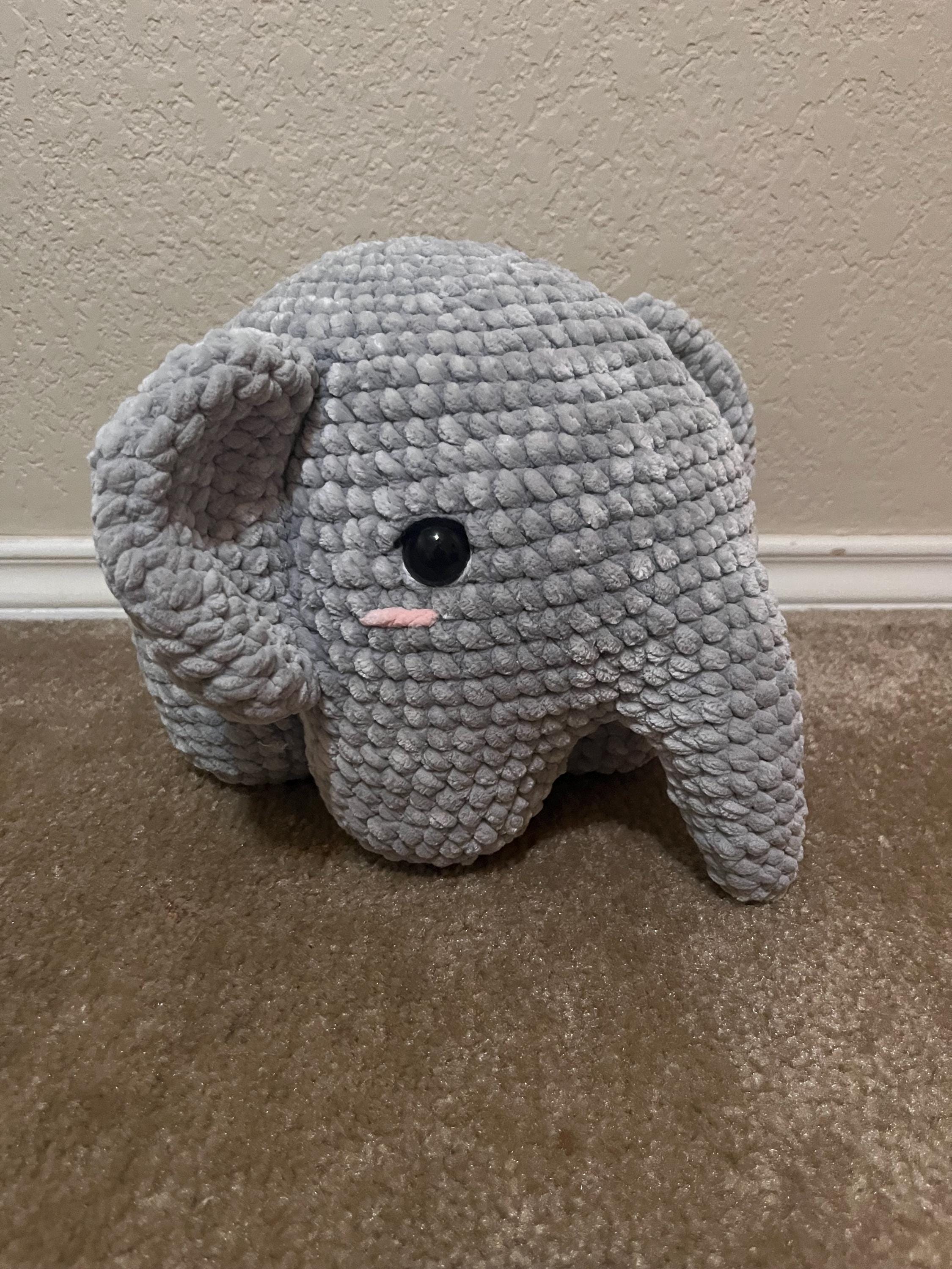 Ella the Elephant is a Handmade Crochet Plushie. - Etsy
