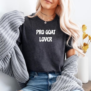 Pro Goat Lover shirt - Funny Goat T-Shirt, Cute Animal Farm Tee, Men Women Kids Shirt, Goat Lover Gift, Birthday Present