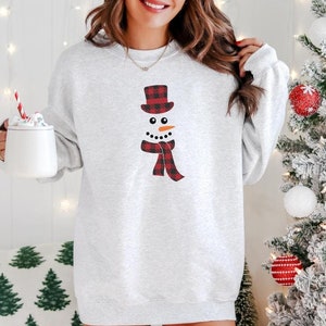 Snowman Sweatshirt/Hoodie/T-Shirt | Cute Christmas Graphic Shirt | Winter Holiday Apparel | Unisex Cozy Christmas Clothing
