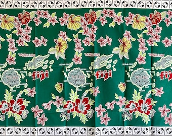 FIJI Fabric Panel - Vintage Quilting Fabric - Vintage Fabric - Calico / Ditsy / Floral / Vintage Fabric - Quilt Repair