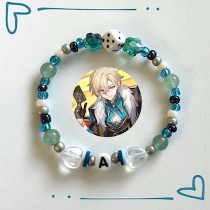 Aventurine inspired beaded friendship bracelet