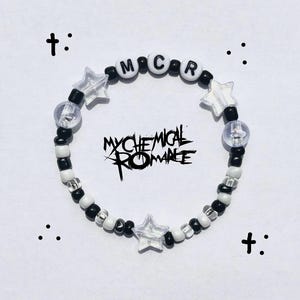 My Chemical Romance inspired beaded friendship bracelet