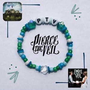 Pierce the Veil inspired beaded friendship bracelet