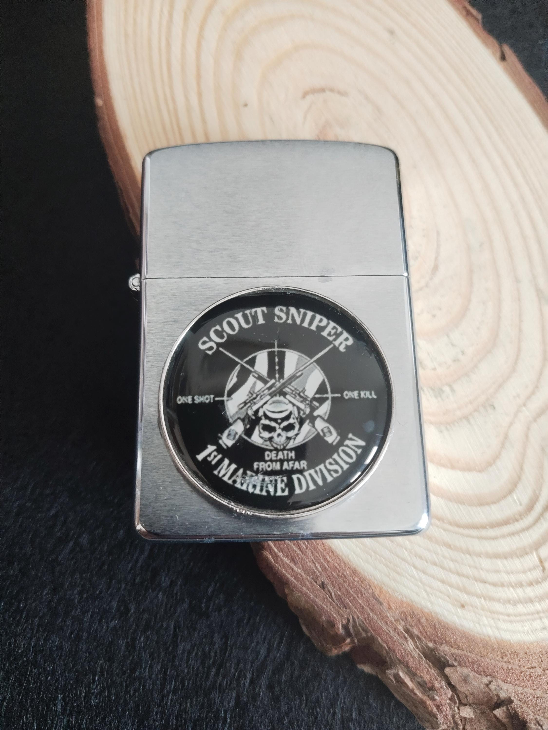 Lighter Zippo.zippo Military.scout Sniper.first Marine Division
