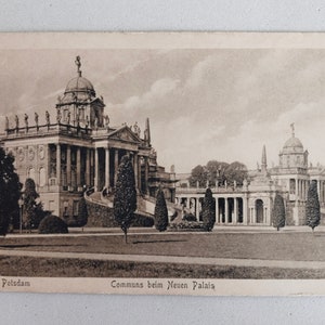 Открытка Германия.Potsdam.Communs beim Neuen Palais.