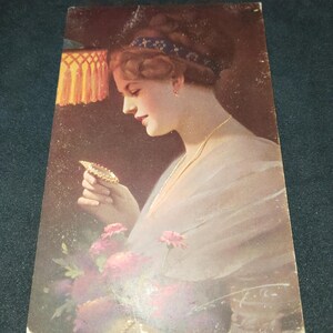 Ludwig Knoefel.Carte postale glamour.