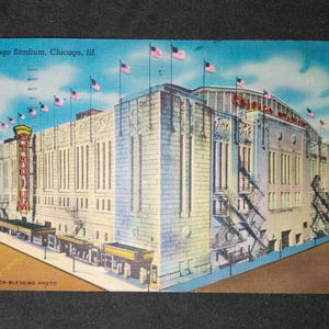 Открытка США. Chicago Stadium, Chicago.