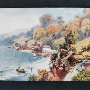 Postal Grã-Bretanha."OILETTE"- "PAIGNTON"-H.B.Wimbush. cartão postal nº 6284.