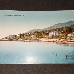 Postcard Croatia.Strandpartie Abbazia-Ika.1913.