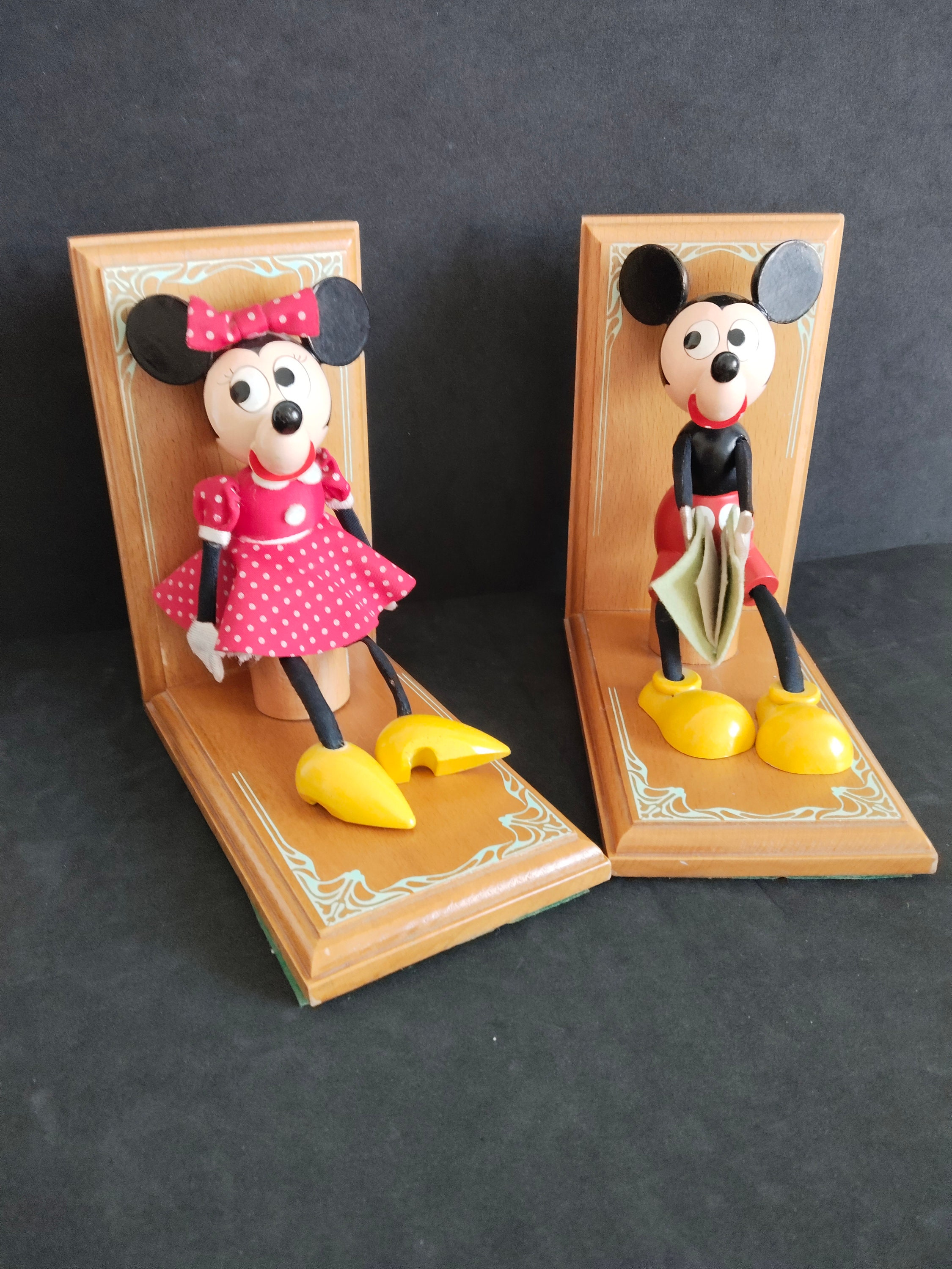 Mickey Mouse Bookend - Etsy