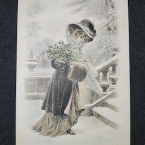 Carte postale glamour.Glamour Lady.K.G.&Cie Paris.Série 110.