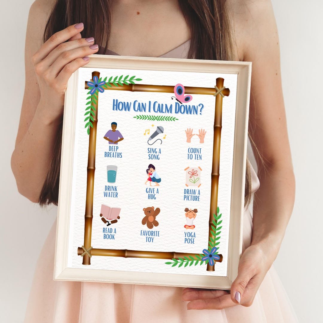 How Can I Calm Down? PRESCHOOL SEL Problem Solving Chart | Emotional ...