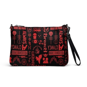 Twenty One Pilots Inspired - Fan Created - Red & Black Crossbody bag