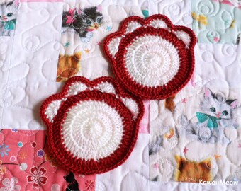 Strawberry angel doily rings yumekawaii lolita kawaii
