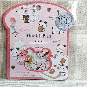 Kamio Japan Sticker Flakes - Mochi Pan - 21 stuks (201365)
