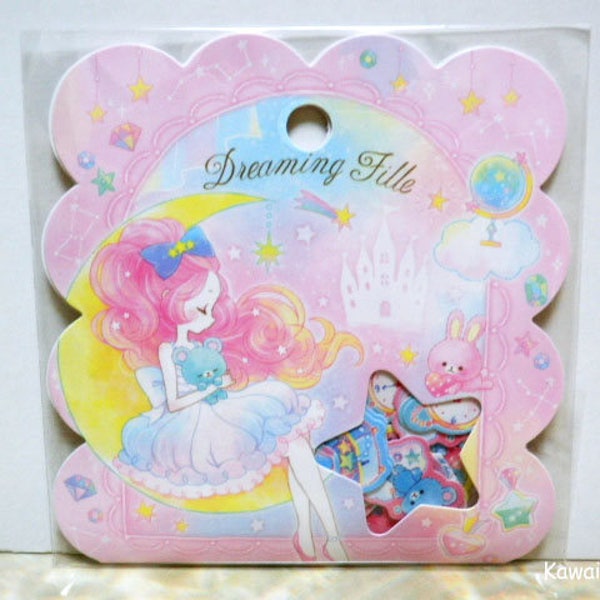 Q-LiA Sticker Flakes - Dreaming Fille - 50 Pieces (21122)
