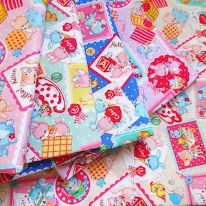 Tecido Japonês / Carta de Animais - Fat Quarter (fe230709)