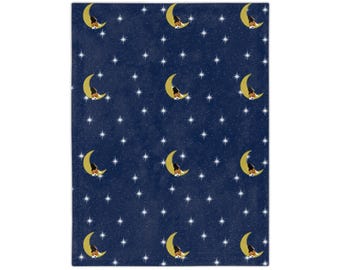 Beagle on the Moon: Cozy Blanket, Soft Throw