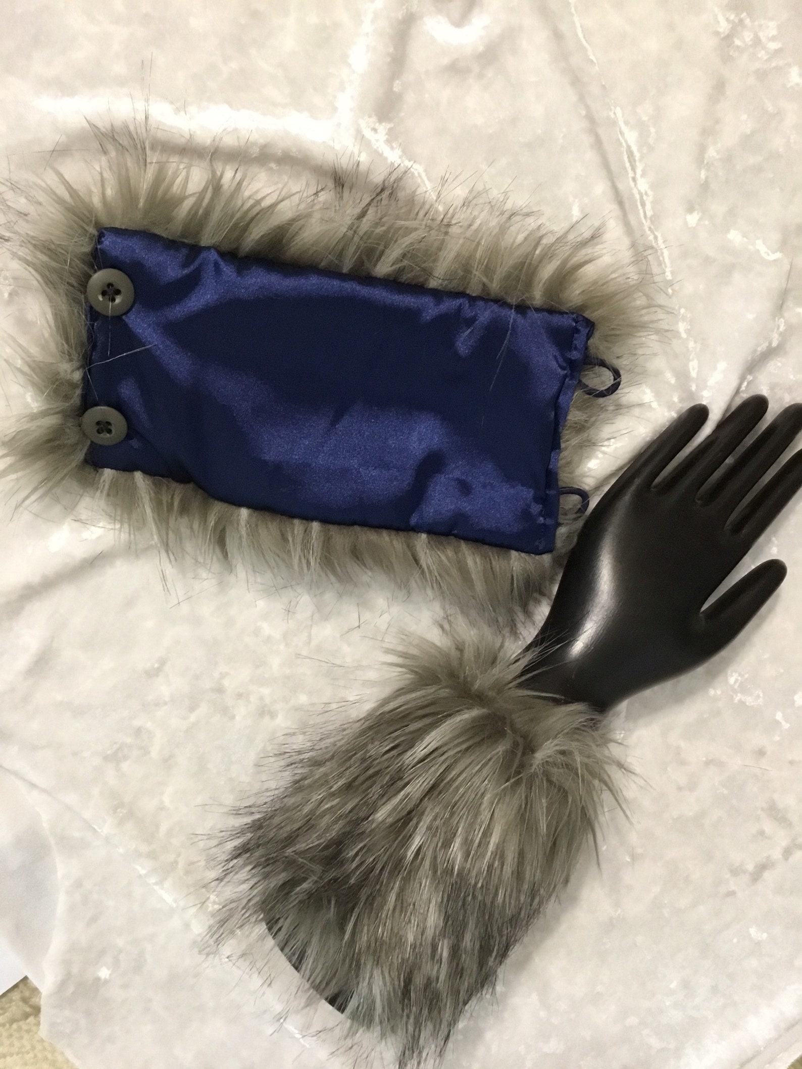 Faux Fur Wrist Cuffs to Embellish Sweater Coat or Jacket or Etsy