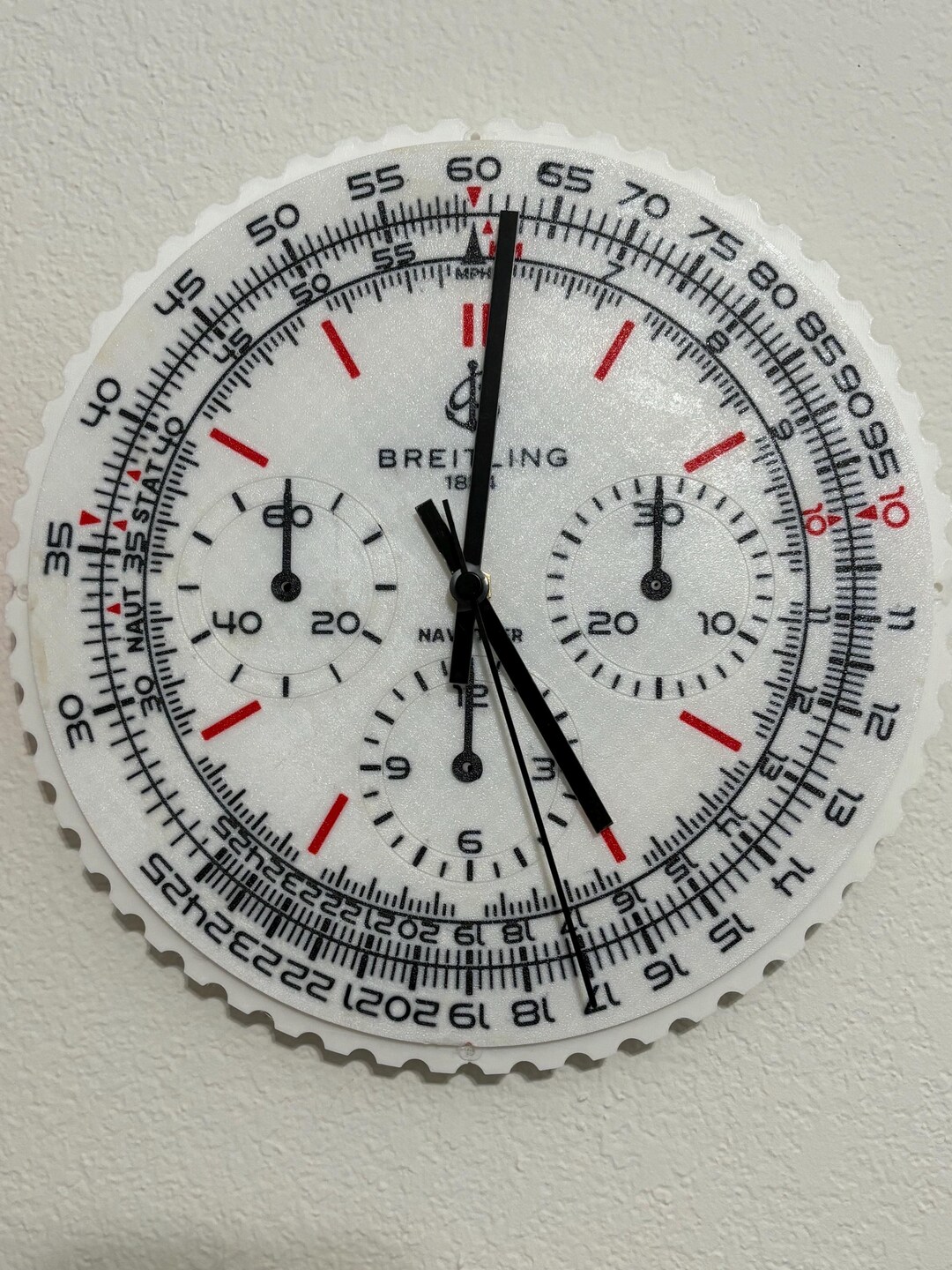 BREITLING Inspired Wall Clock 12 - Etsy