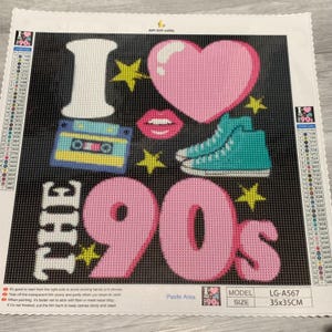 I Love The 90’s DIY 5D Full Round Drill Diamond Painting
