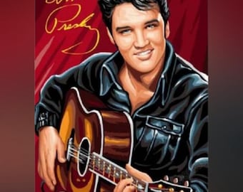 Elvis Presley DIY 5D Full Round Drill Diamond Painting