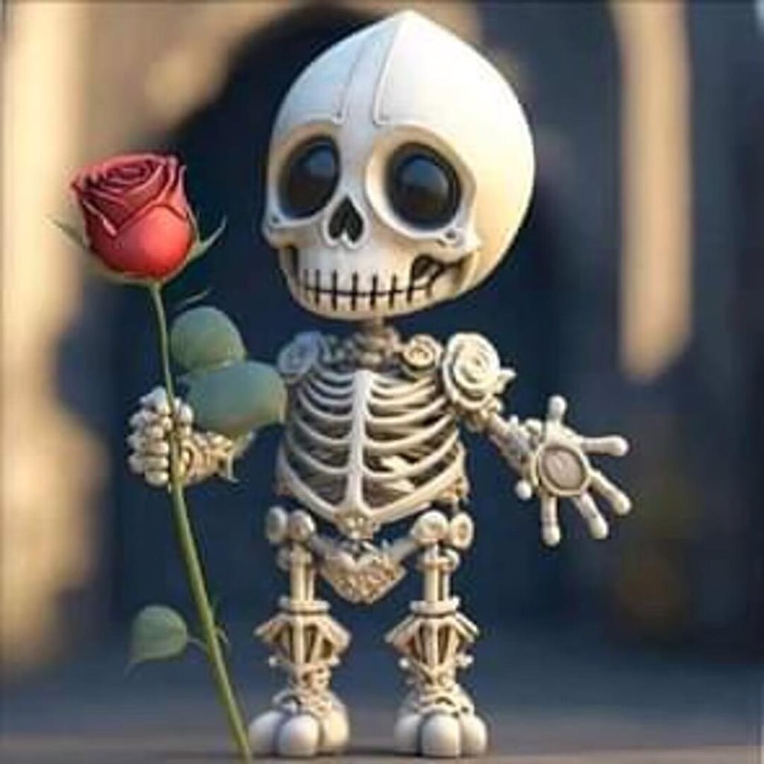 Baby Skeleton DIY 5D Full Round Drill Diamond Painting - Etsy