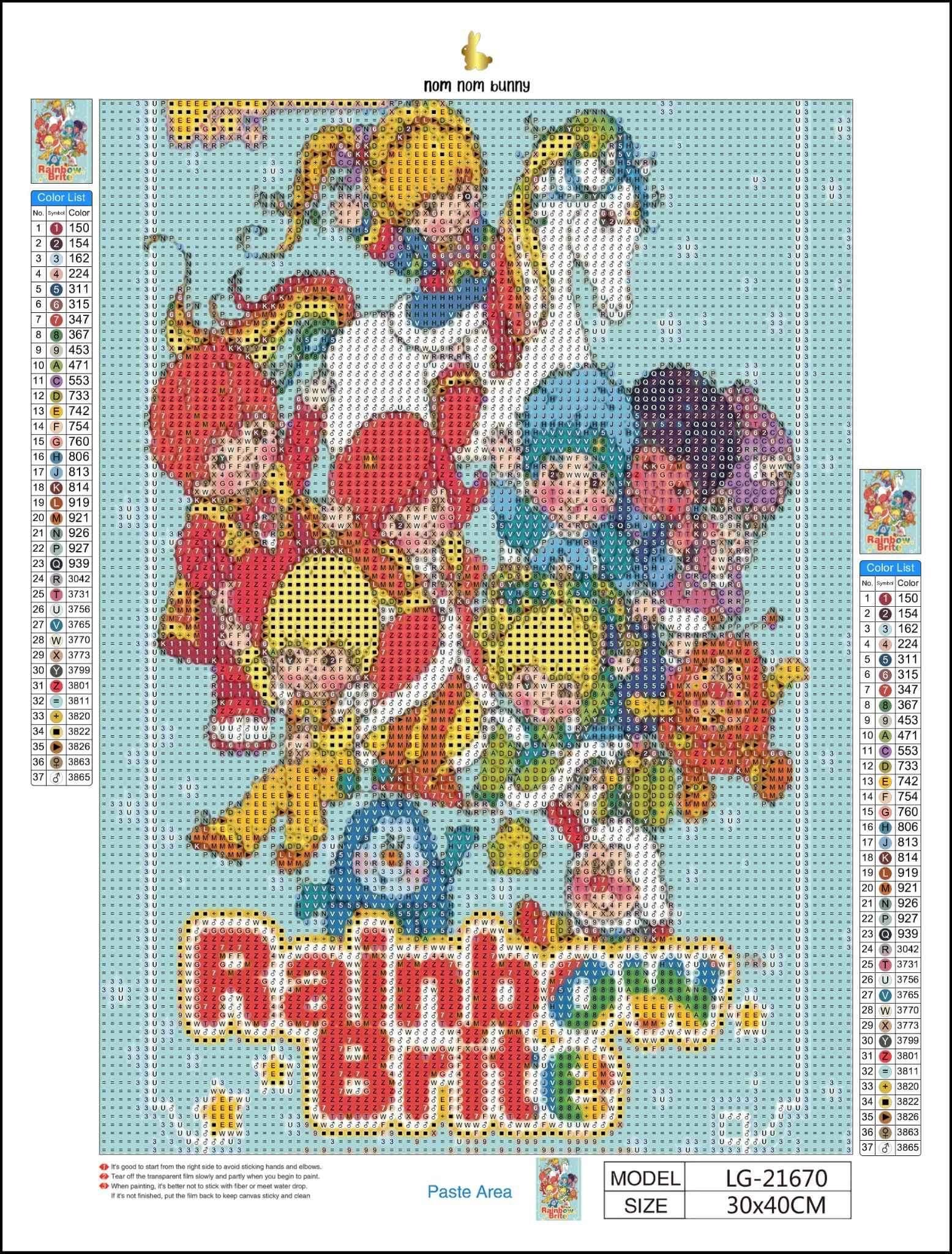 ダイヤモンドアートクラブ Ice Cream Rainbow キットΩ