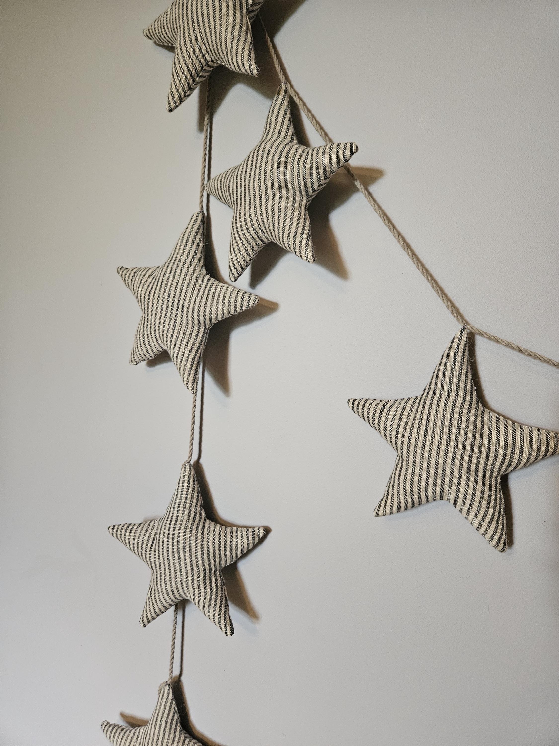 Leinen sterne zum aufhängen