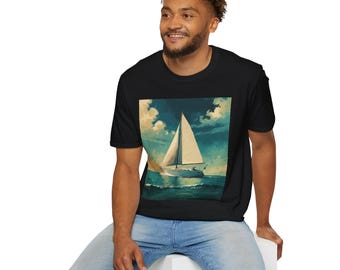 Sailing Adventure Unisex Softstyle T-Shirt | Nautical Tee
