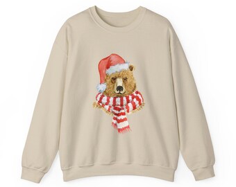 Christmas Bear Crew Neck Sweatshirt