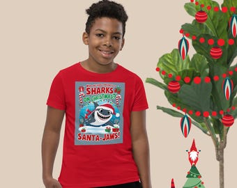 Santa Jaws Kids Tee-shirt