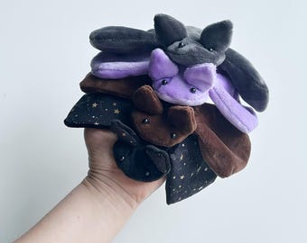 Peluche Fidget Bat: mascota antiestrés, juguete sensorial de peluche, alivio del estrés, para abrazar, plano y con peso.