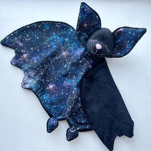 Personolized Baby lovey Bat plush blanket