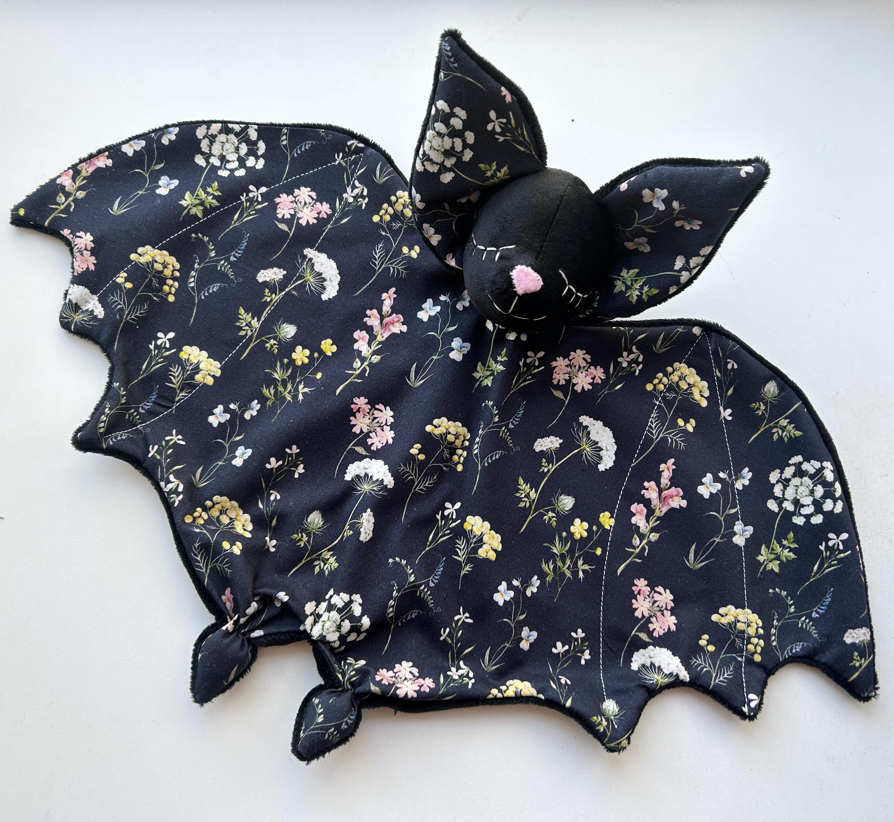 Manta de murciélago personalizada, peluche de murciélago para regalo de baby shower