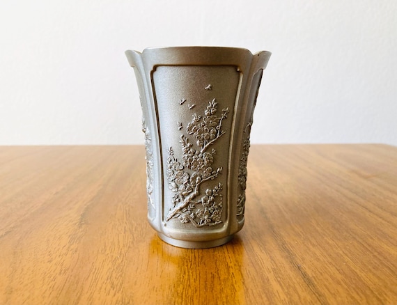 Vintage Royal Selangor Pewter Vase: Four Seasons Decor - Etsy