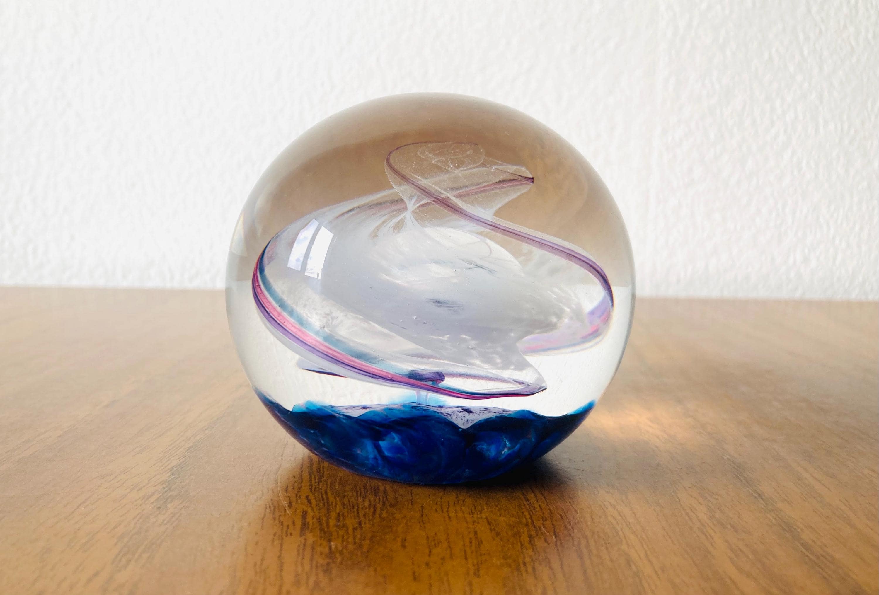 置物 SELKIRK GLASS 置物 SELKIRK GLASS Vintage Signed Numbered 1983 Selkirk Glass