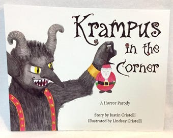 Krampus in the Corner paperback book