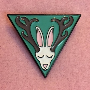 Jackalope enamel pin