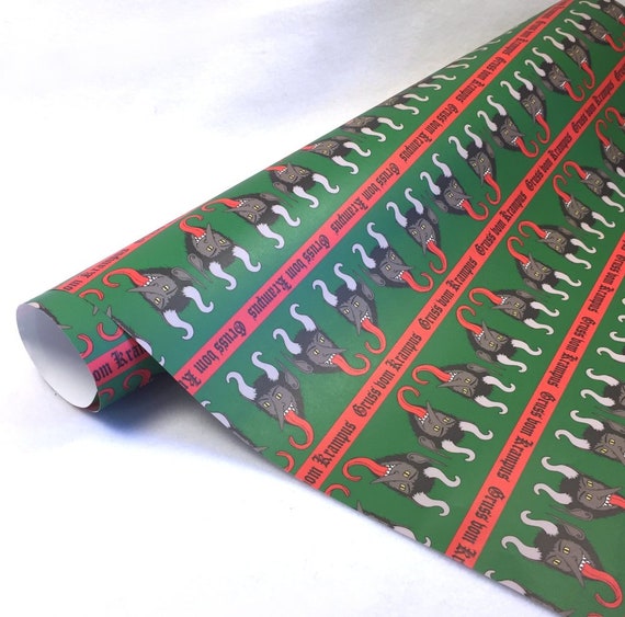Krampus Wrapping Paper