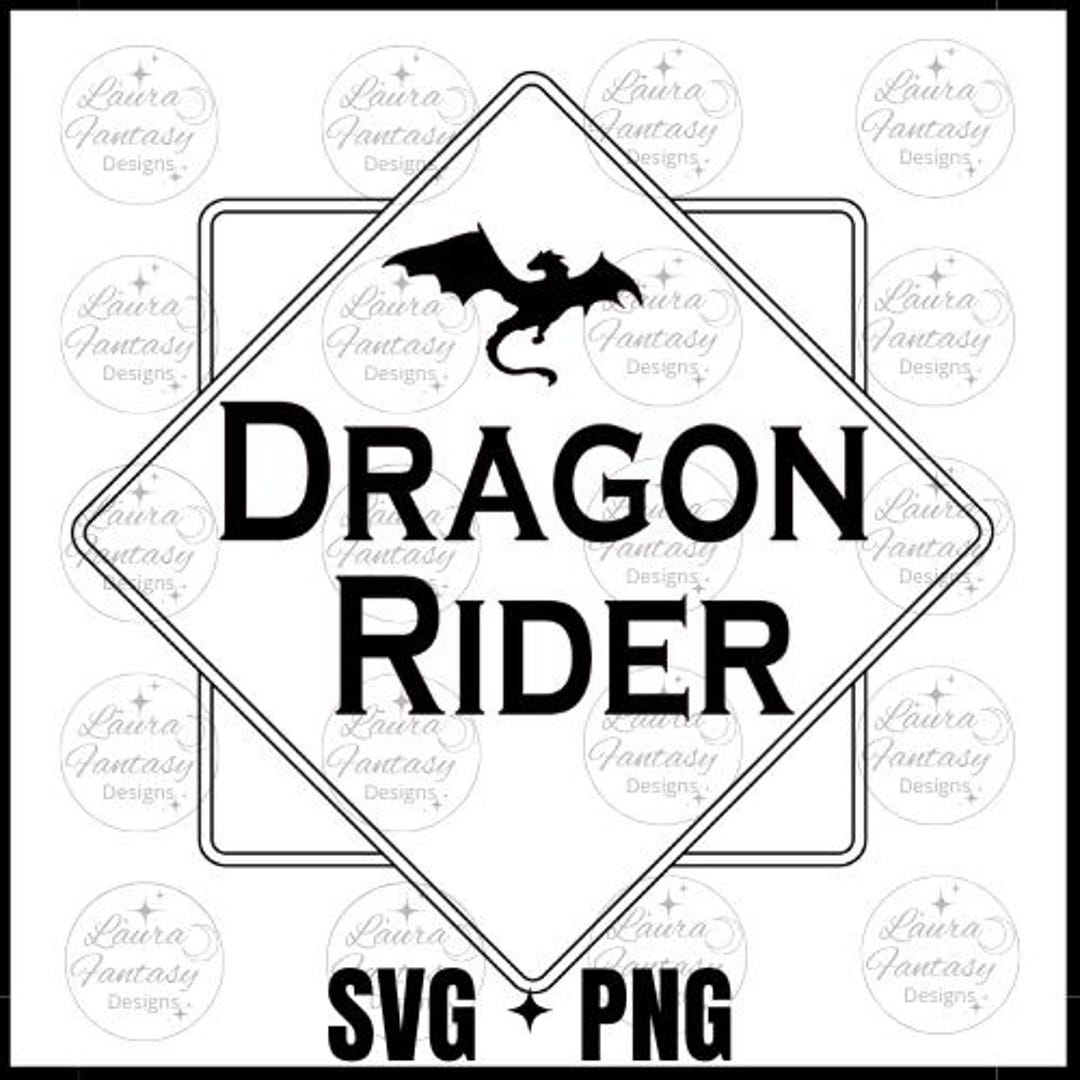 Dragon Rider Patch SVG and PNG Files - Etsy