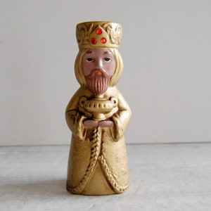 Vintage Chalkware Wise Man Figurine, STAR of Japan