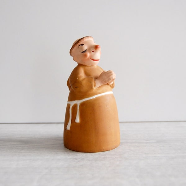 lefton friar figurine, vintage friar figurine, vintage lefton prior figurine, vintage monk figurine, vintage lefton monk, friar tuck monk