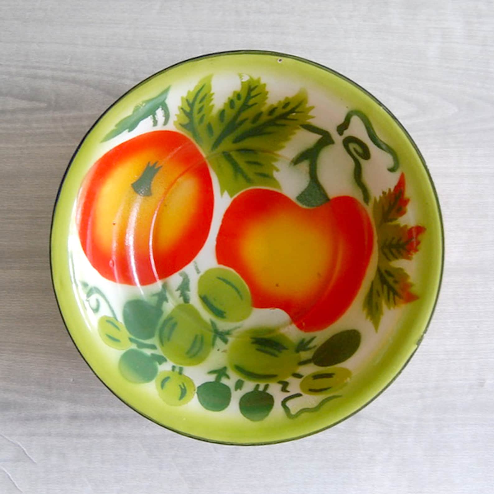 Enamelware fruit bowl vintage enamelware bowl vintage enamel Etsy