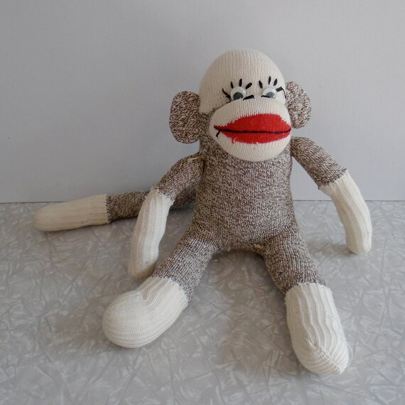 vintage sock monkey