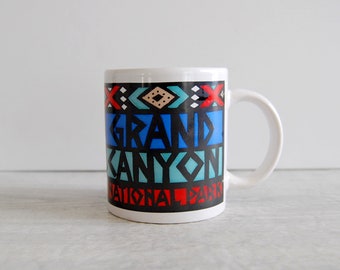 grand canyon mug, vintage grand canyon mug, vintage grand canyon souvenir, vintage arizona souvenir, vintage national park souvenir, 90s mug