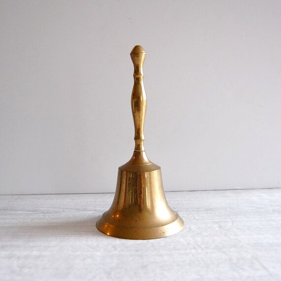 Large Brass Bell Vintage Brass Bell Vintage Large Brass Etsy