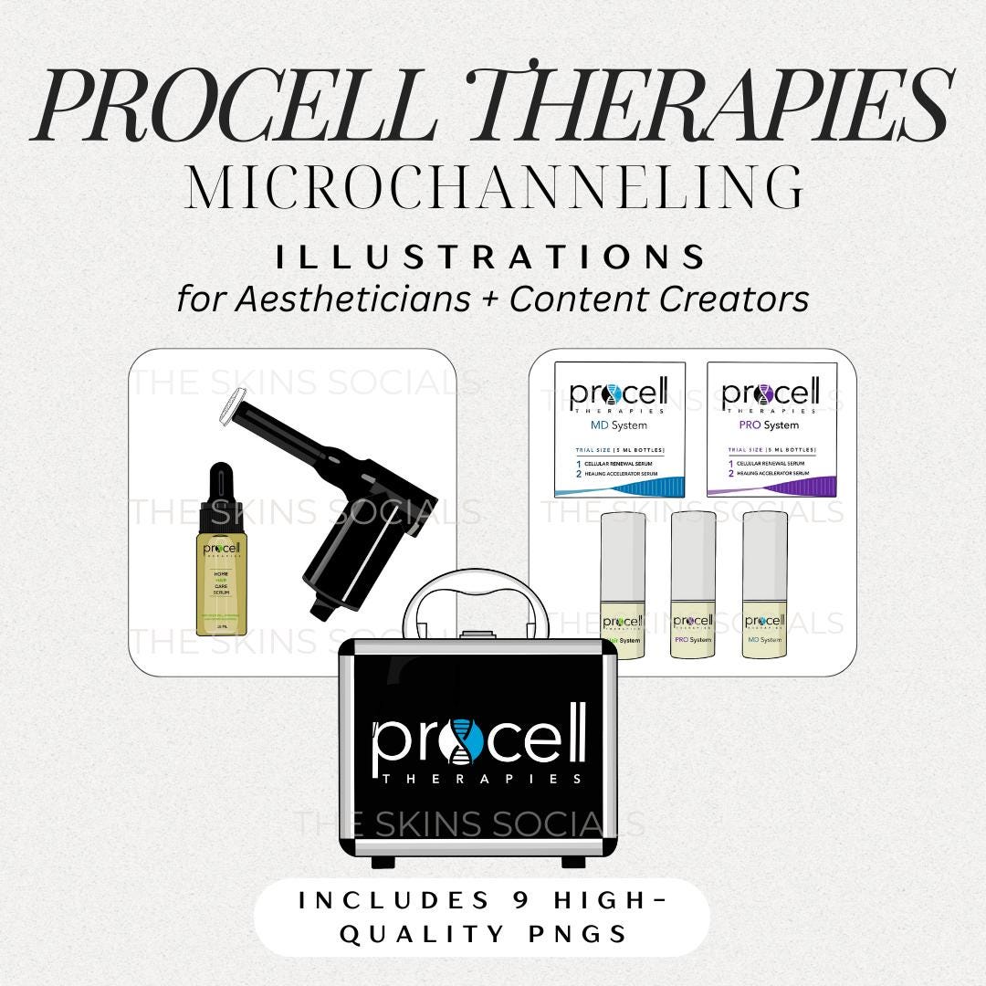 Procell Microchannelling Procell Microchanneling PNG Illustrations | 9 Digital Graphics for ...