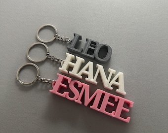 Personalized Name Keychain | Custom 3D Print